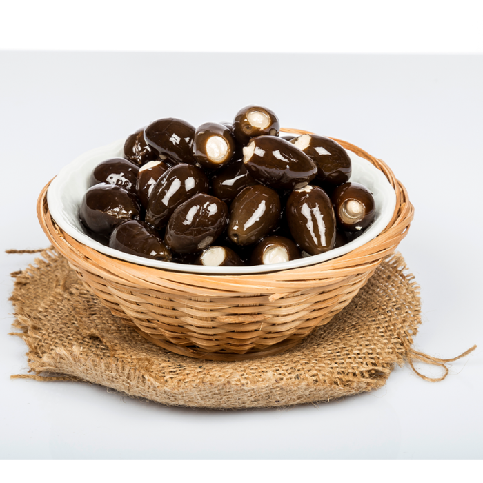 زيتون اسود محشو جبنة فيتا 250 جرام - Image 1