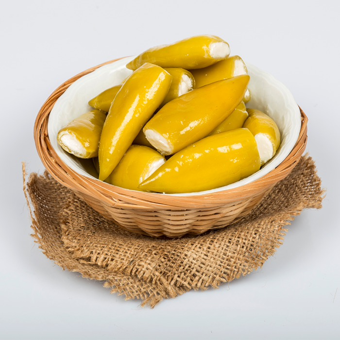 عبوة التوفير فلفل اصفر محشو جبنة فيتا 2 كيلو - Image 2