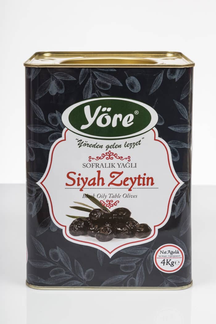 عبوة التوفير الزيتون الأسود التركي المشهور 4 كيلو - Image 1